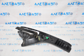 Front pillar trim left Nissan Leaf 13-17 black under tweeter, scratches