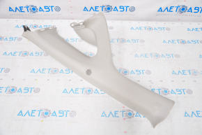 Front pillar trim left Nissan Leaf 13-17 gray, under the tweeter, plastic turned white