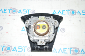 Airbag in the driver's steering wheel of a Toyota Camry V50 12-14 USA LE, chrome plated, rusty pyrotechnics