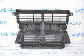 Radiator deflector blinds assembly Ford Escape MK3 17-19 rest 1.5T 2.0T 2.5 with motor, broken mount