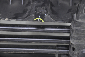 Radiator deflector blinds assembly Ford Escape MK3 17-19 rest 1.5T 2.0T 2.5 with motor, broken mount