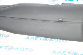 Airbag airbag seat rear right Chevrolet Volt 16- leather black, blue stitching, leather tear