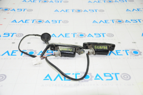 Hyundai Sonata 11-15 trunk lid number plate light without glass