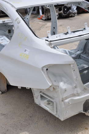 Quarter wing rear left BMW 3 F30 4d 12-18 white on the body