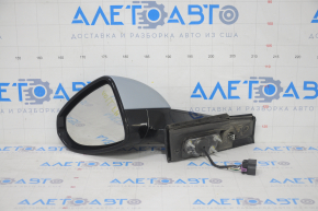 Side mirror left Chevrolet Volt 11-15 7 pins, turn signal, blue, in film