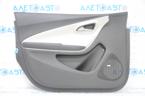 Door trim card front left Chevrolet Volt 11-15 black with gray insert, BOSE, scratches, broken fastening