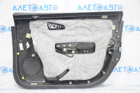 Door trim card front left Chevrolet Volt 11-15 black with gray insert, BOSE, scratches, broken fastening