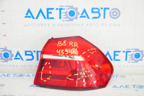 Lamp outer wing right VW Passat b8 16-19 USA halogen light, scratches