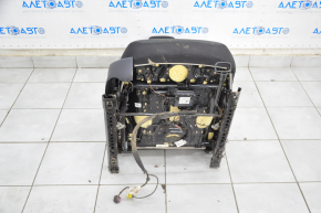 Passenger seat VW Passat b8 16-19 USA without airbag, mechanical, cloth black, water damage, dry cleanable
