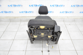 Driver's seat VW Passat b8 16-19 USA without airbag, cloth black, mechanical, water damage, dry cleanable