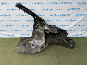 Front quarter left Ford Fusion mk5 13-20 black, painted