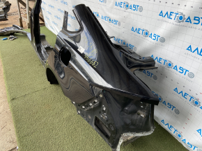 Quarter wing rear left Ford Fusion mk5 13-20 black, with central pillar, putty 0.4-1.1 mm, butts
