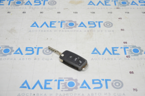 Key VW Passat b8 16-19 USA 4 buttons, folding, worn