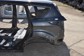 Quarter wing rear left Ford Escape MK3 13-19 on the body, graphite, bumps