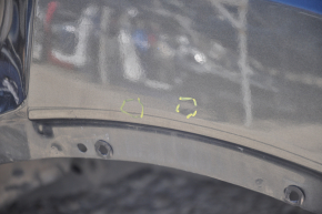 Quarter wing rear left Ford Escape MK3 13-19 on the body, graphite, bumps