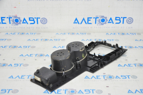 Center console trim cup holders VW Passat b8 16-19 USA black, chrome finish