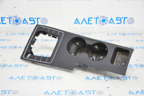 Center console trim cup holders VW Passat b8 16-19 USA black, chrome finish
