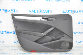 Door trim card front left VW Passat b8 16-19 USA black, broken crepe, for dry cleaning