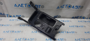 Center console trim with cup holders Ford Fusion mk5 17-20 minor scratches, broken mount