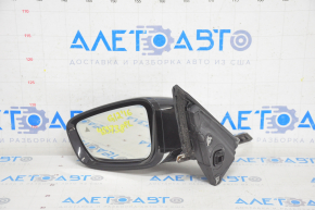 Side mirror left BMW 7 G11 G12 16-19 5 pins, black, bottom chrome, turn signal, auto-dimming, BSM