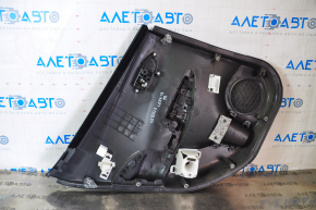 Door trim card rear right Nissan Leaf 13-17 black, armrest cloth, scratches