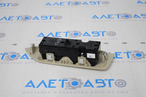 Front left window lift control Lincoln MKZ 15-16 for auto folding with beige trim