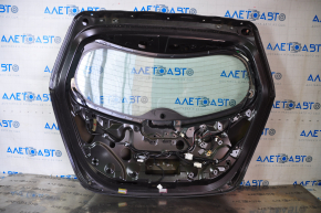 Bare trunk door with glass Nissan Leaf 11-17 graphite KBC, heating torn off
