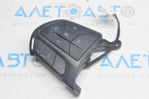 Steering wheel control buttons left Dodge Challenger 15-19 worn out