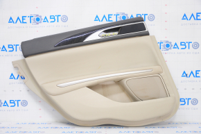 Door trim card rear left Lincoln MKZ 13-16 beige, for dry cleaning