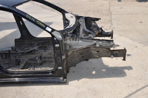 Front right quarter VW Passat b8 16-19 USA on the body, black, dent on the threshold
