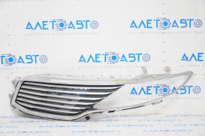 Radiator grill left Lincoln MKZ 13-16 chrome, crack in crepe