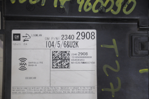 Block Sattelite Radio Chevrolet Volt 16 - chip broken