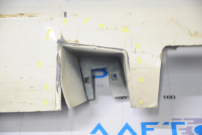Left threshold Lincoln MKZ 13-20 beige with seals, worn, broken fastener