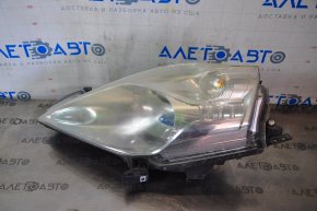 Headlight front left bare Nissan Leaf 13-17 Halogen, without fastening, blue cap, for polishing