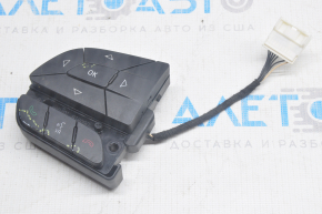 Left steering wheel control buttons Chrysler 200 15-17 worn out