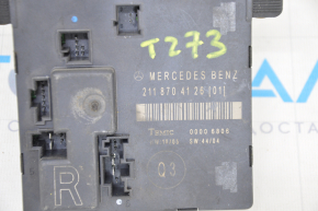 Mercedes W211 rear right door computer broken mount