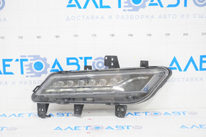 Fog lamp left PTF Lincoln MKZ 13-16 sand, crack in crepe