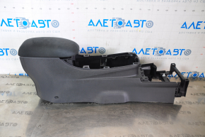 Console central armrest Nissan Leaf 13-17 cloth black, scratches