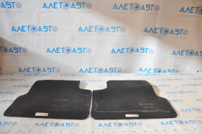 Set of floor mats for Jeep Cherokee KL 14-15 cloth black, for cleaning