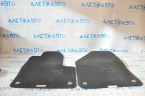 Set of floor mats for Jeep Cherokee KL 14-15 cloth black, for cleaning