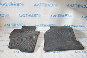 Set of floor mats for Kia Sorento 10-15 rubber, black