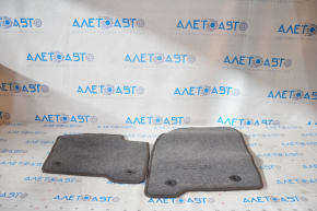 Set of floor mats for Lincoln MKX 16-cloth brown