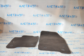 Set of floor mats for Lincoln MKX 16-piece, brown cloth