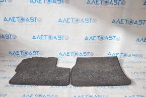 Set of floor mats for the Lincoln MKC 15-19, brown cloth