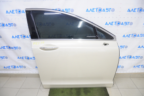 Door assembly front right Lincoln MKZ 13-20 beige BK, chip on trim