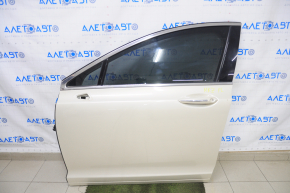 Door assembly front left Lincoln MKZ 13-20 beige BK, butt on molding