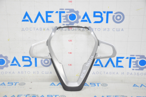 Steering wheel cover BMW 7 G11 G12 16-19 Sport, chrome, chrome trim