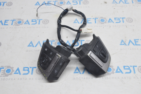 Subaru Legacy 15-19 steering wheel control buttons for cruise control, worn pads