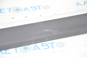 Door sill trim inner front left BMW 7 G11 G12 16-22 black with chrome molding, chrome peeled off, plastic turned white