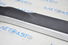 Door sill trim inner rear right BMW 7 G11 G12 16-22 black with chrome molding, chrome trim